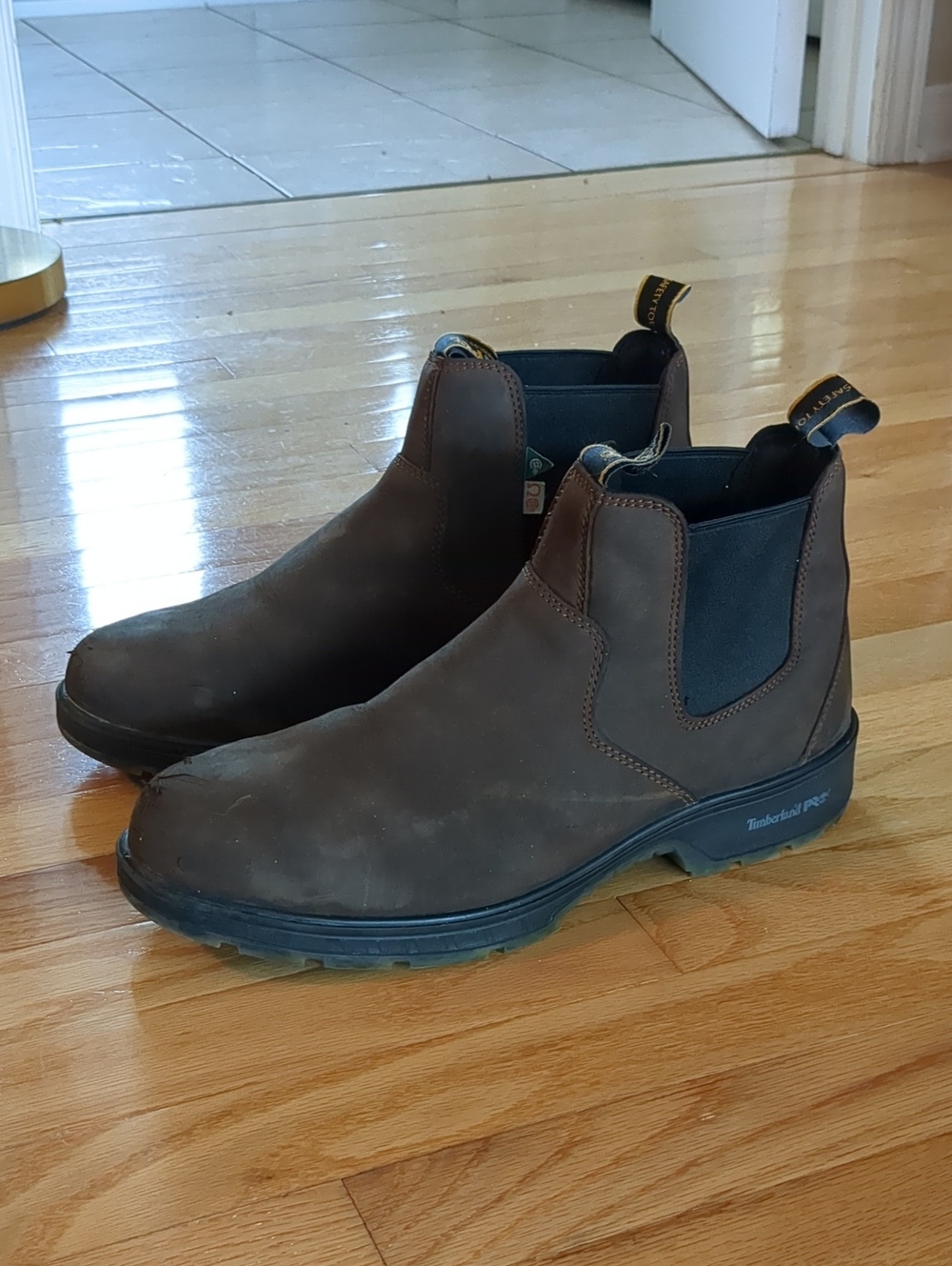 Timberland PRO Men’s Brown Steel Toe Work Boots